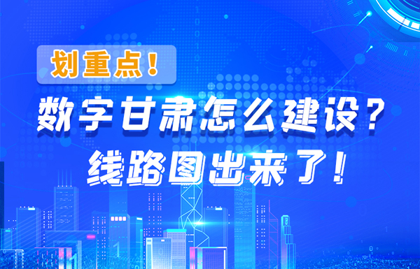 圖解|劃重點！數(shù)字甘肅怎么建設？線路圖出來了！