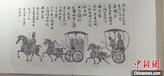 圖為傳拓作品?！〈蘖?攝