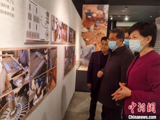 圖為展覽現(xiàn)場?！●T志軍 攝