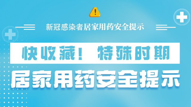 海報(bào)|快收藏！特殊時(shí)期，居家用藥安全提示→
