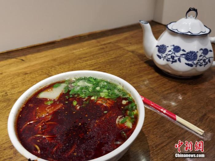 資料圖：蘭州牛肉面。 徐雪 攝