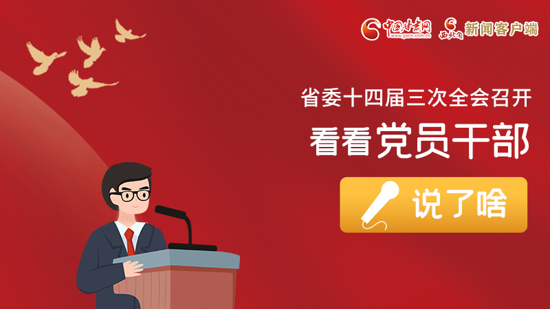 圖解|事關(guān)甘肅省委十四屆三次全會(huì)，黨員干部這么說(shuō)！