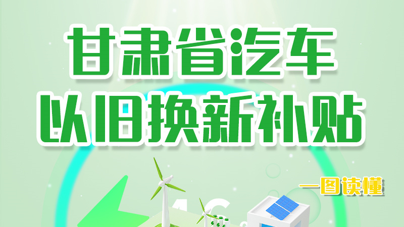 海報(bào)|重大利好！甘肅省汽車以舊換新補(bǔ)貼來了