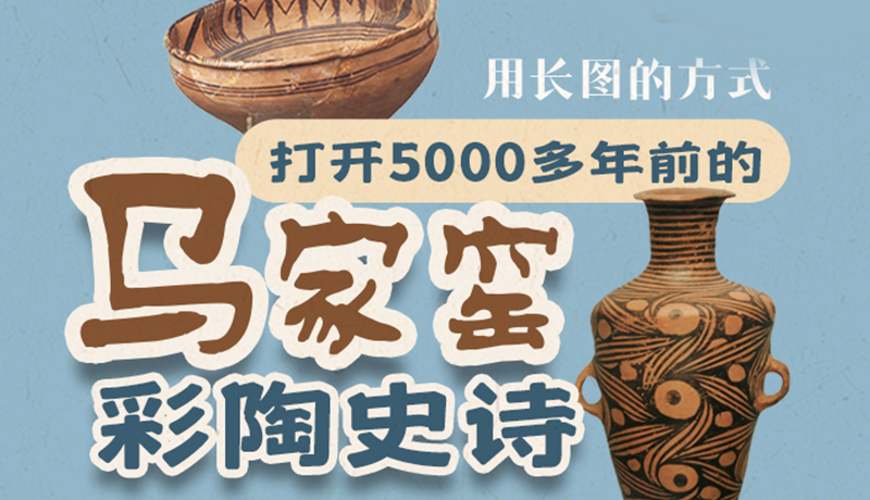 用長(zhǎng)圖的方式，打開(kāi)5000多年前的馬家窯彩陶史詩(shī)