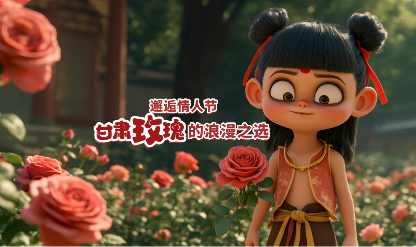 AI視頻 | 邂逅情人節(jié)，甘肅玫瑰的浪漫之選